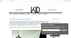 Desktop Screenshot of kid-fashionblog.com
